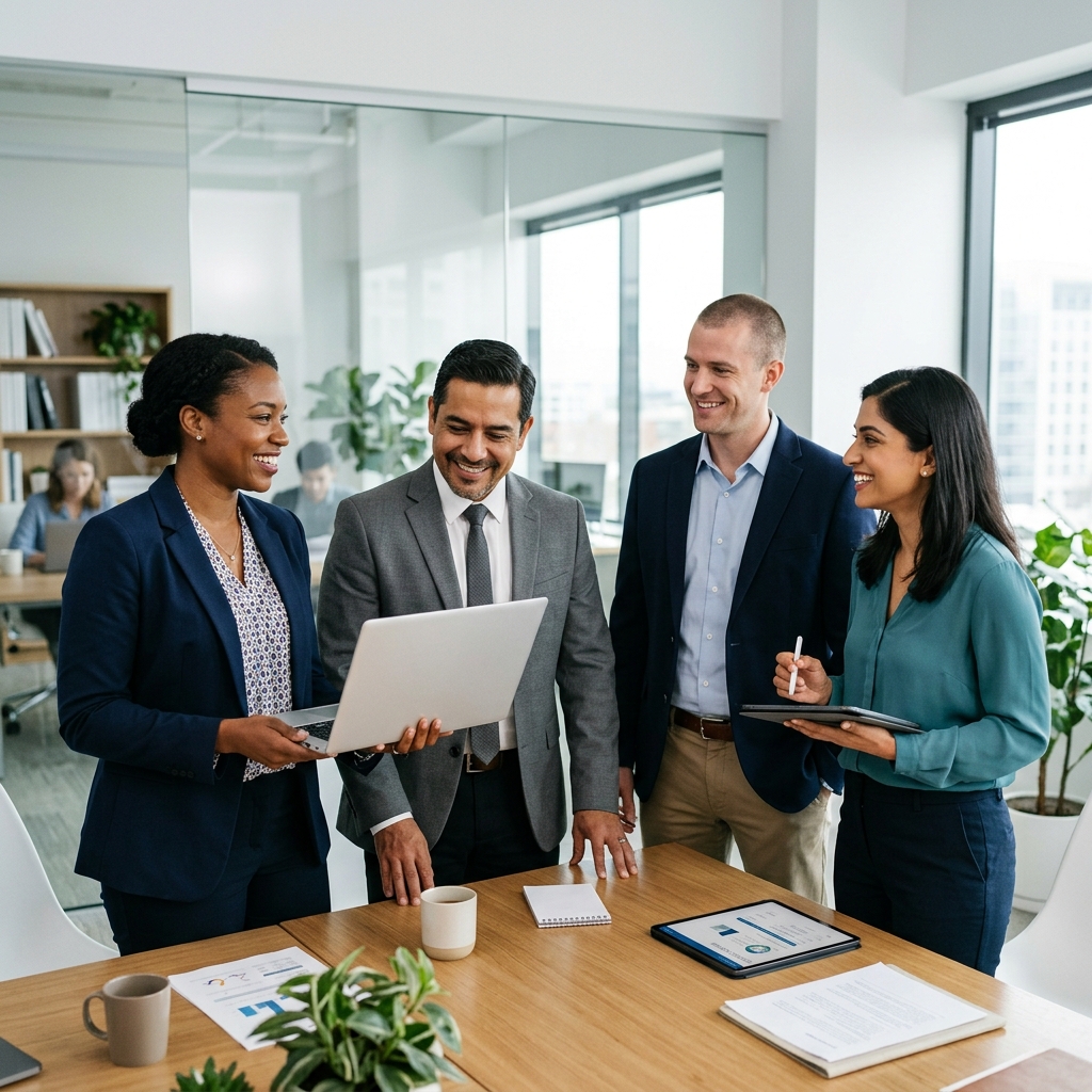 Healthcare administrative team at AceFidential Health